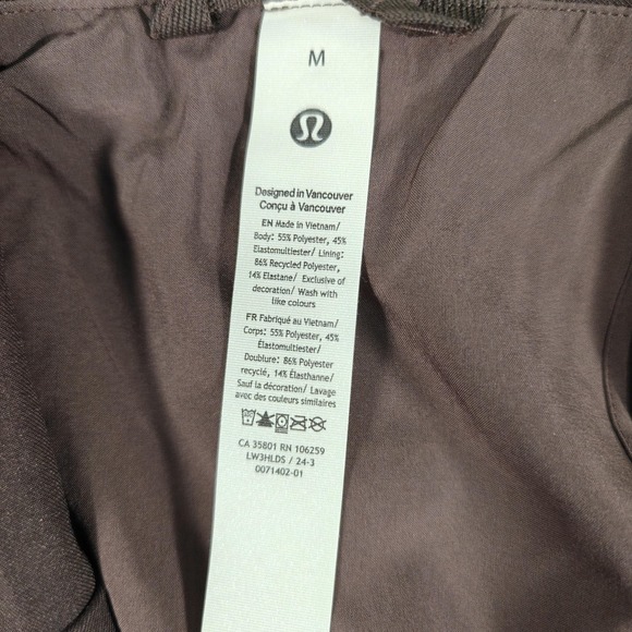 Lululemon Blazer Womens Medium Brown‎ Relaxed-Fit Twill Business Casual Jacket - Picture 6 of 11